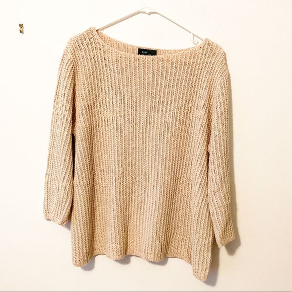 Lauren Ralph Lauren Sweaters - Lauren Ralph Lauren cream knit sweater size XL